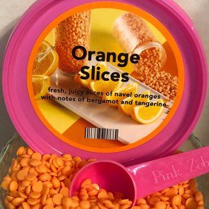 Pink Zebra Orange Slices Sprinkles